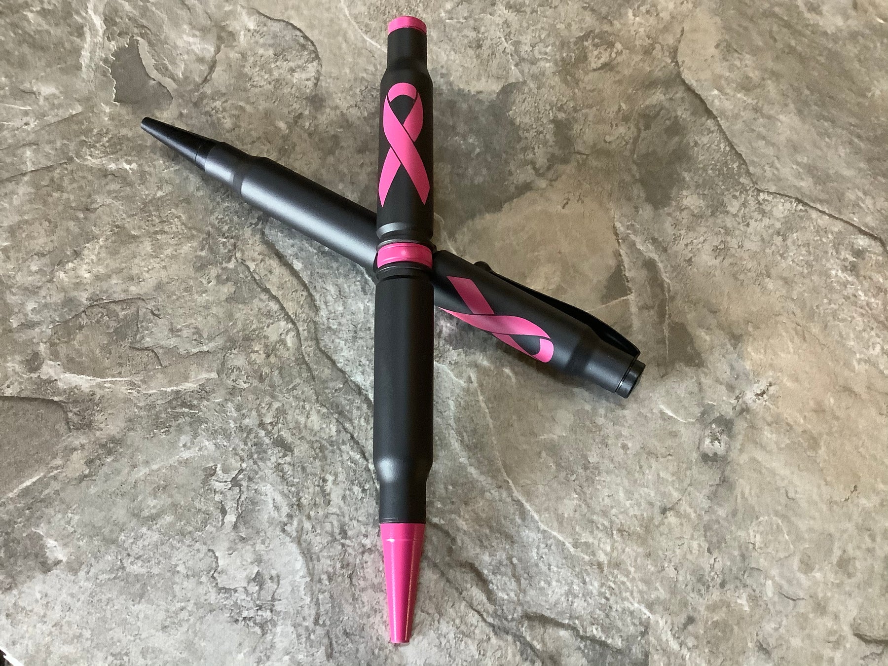 Pink Graphite Pink Ribbon Graphite Black .308 Pen – Custom Casings